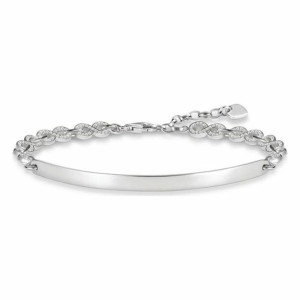 Bransoletka Damska Thomas Sabo LBA0043-051-14-L Plata de ley Srebrzysty