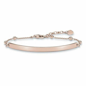 Bransoletka Damska Thomas Sabo LBA0044-415-12-L Różowy Plata de ley