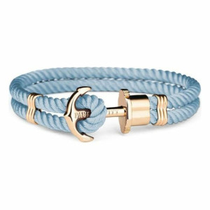 Bransoletka Unisex Paul Hewitt Złoty Jasnoniebieski Nylon