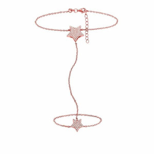 Bransoletka Damska Folli Follie 3B15S096RC Różowy Stal (17 cm)