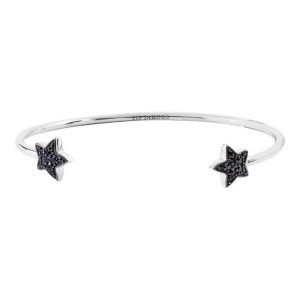 Bransoletka Damska Sif Jakobs BG1777-BK Szary Plata de ley (16 cm)