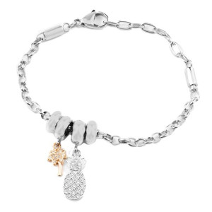 Bransoletka Damska Morellato SCZ1101 Szary Stal nierdzewna (19 cm)