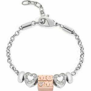 Bransoletka Damska Morellato SCZ503 Srebrzysty Stal Różowe złoto (19 cm)