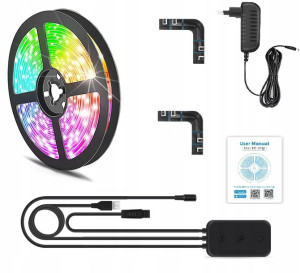 Taśma LED RGBIC PC Ambilight Synchronizacja ekranu
