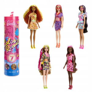 Barbie Color Reveal Lalka Seria Słodkie Owoce HJX