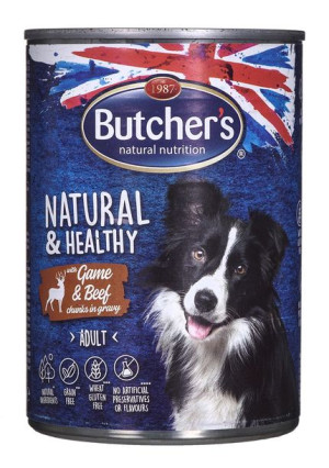BUTCHER'S Natural&Healthy dziczyzna woło. 400g