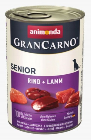 ANIMONDA Grancarno Senior wołowina,jagnięcina 400g
