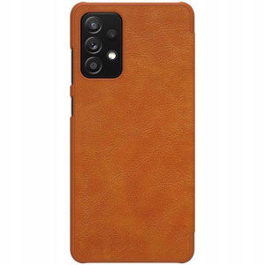 Nillkin Etui Qin Leather Case Samsung A72 brązowe