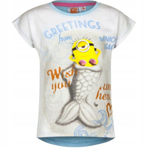 Koszulka T-shirt MINIONKI roz.98 Szara 3+