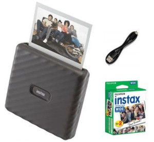 Drukarka FujiFilm Instax Link WIDE Szara + Wkłady 20szt.
