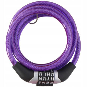 Zapięcie rowerowe Dunlop spiralne na szyfr 0,6x120