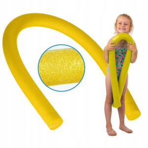 Makaron noodle do nauki pływania kolor żółty