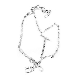 Wisiorek Męski Guess GC J22502N1 (45 cm) (45 cm)