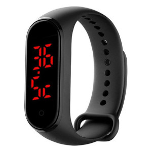 Bransoletka Aktywności Contact Thermometer 0,96" 90 mAh Bluetooth Czarny