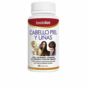 Kapsułki Best Diet Cabello, Piel y Uñas Vit C Vit E (60 Kapsułki)