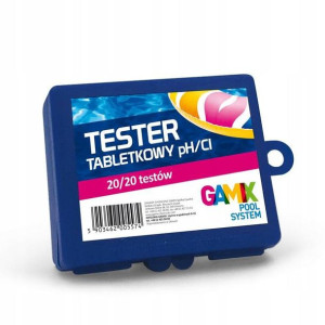 Gamix tabletkowy tester basenowy pH/CL do basenów