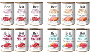 Brit Mono Protein MIX Smaków 12x400g