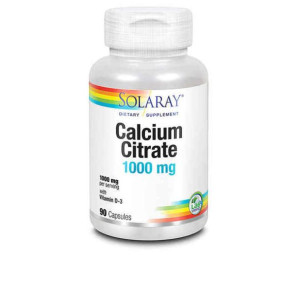 Cytrynian wapnia z witaminą D3 Solaray (90 uds)