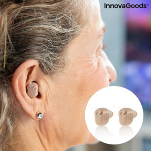 Douszny wzmacniacz dźwięku z akcesoriami Hearzy InnovaGoods 2 Sztuk