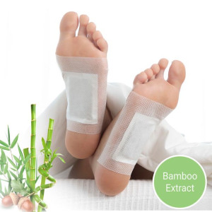 Plastry Detoksykacyjne do Stóp Bamboo InnovaGoods 10 Sztuk