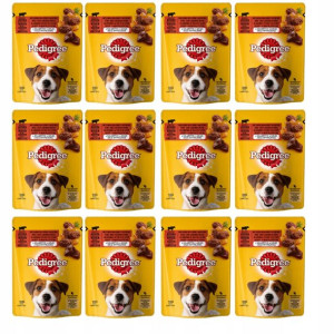 PEDIGREE Wołowina w galaretce dla psa 12x100g