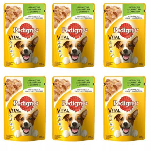 PEDIGREE Jagnięcina i wątróbka w galaretce 6x100g