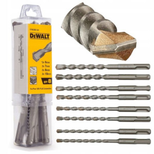 Wiertła do betonu SDS zestaw DeWalt DT60300 8 szt.
