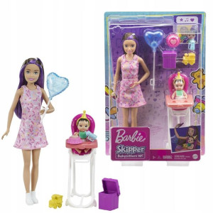 Lalka Barbie Opiekunka Zestaw
