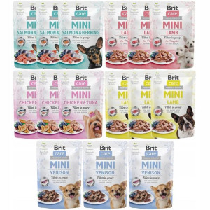 Brit Care Mini MIX 5 SMAKÓW 15x85g