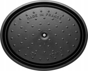 STAUB Garnek żeliwny owalny 4,2l czarny