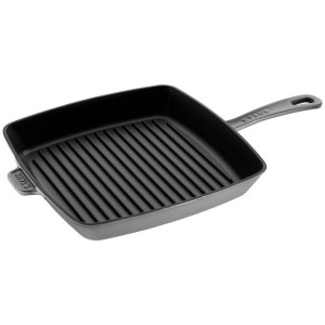 Kwadratowa patelnia żeliwna grillowa STAUB 40501-1