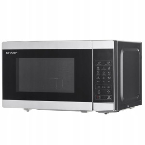 Kuchenka mikrofalowa SHARP (800W; 20l; kolor srebr