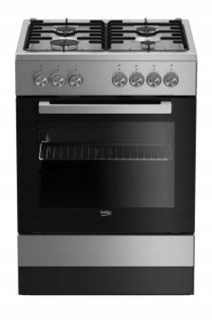 Kuchnia Beko FSE62120DX (Płyta gazowa; Piekarnik e