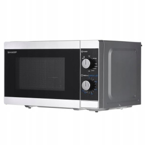 Kuchenka mikrofalowa SHARP (800W; 20l; kolor srebr