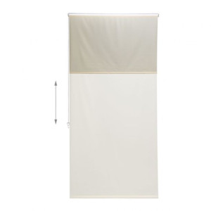 Zasłona roleta prysznicowa beżowa 80x240 cm