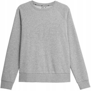Bluza damska 4F chłodny jasny szary melanż XL