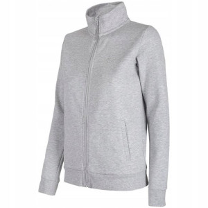 Bluza damska 4F chłodny jasny szary melanż 2XL