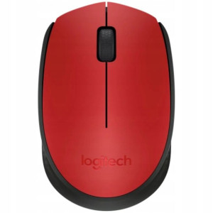 Logitech Mysz M171 bezprzewodowa czerwona