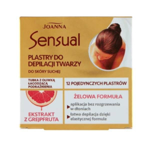 Joanna Plastry z woskiem do depilacji twarzy z ekstraktem z grejpfruta , 12