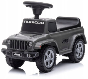 Jeździk samochód auto pchacz JEEP Gladiator szary