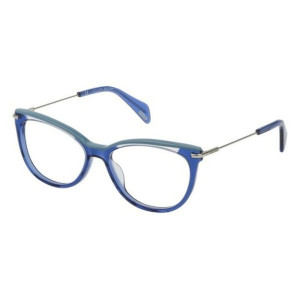 Ramki do okularów Damski Police VPL505E530955 Niebieski (ø 53 mm)