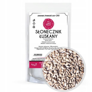 Słonecznik Łuskany Ziarno Cały 1kg