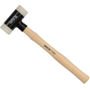 Młotek bezodrzutowy szklarski 265g 30mm YATO 4624