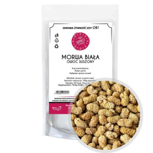 Morwa Suszona Biała Owoc - 500g bez pestek