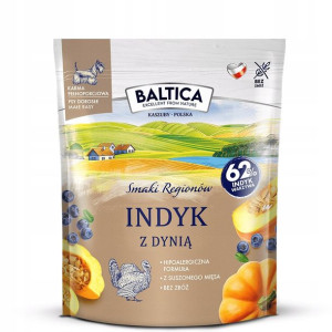BALTICA karma smaki regionów indyk dynia małe rasy