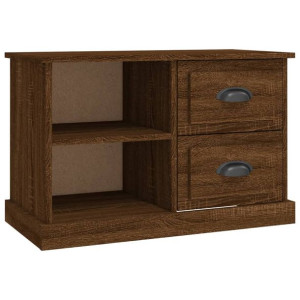 Szafka pod TV, brązowy dąb, 73x35,5x47,5 cm