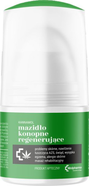 Konopne Mazidło regenerujące KANNAMOL ROLL-ON 75ml