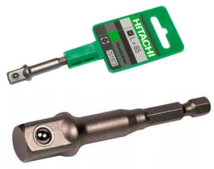 Adapter 1/4 HEX - 3/8 Kwadrat Przejściówka Hikoki