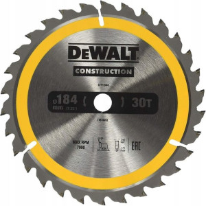 Tarcza Piła Do Drewna 184x16mm 30t Dt1940 Dewalt