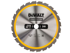 Tarcza do drewna 315x30mm 24 zęby DeWalt DT1961